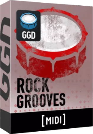 GetGood Drums Rock Grooves Midi Pack MiDi