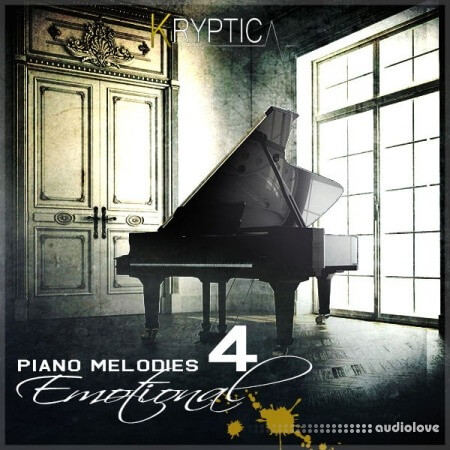 Kryptic Samples Kryptic Piano Melodies: Emotional 4 WAV MiDi