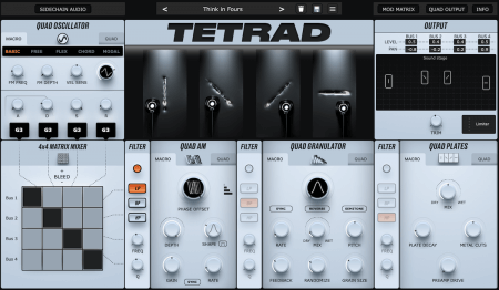 Physical Audio Tetrad v1.0.2 WiN