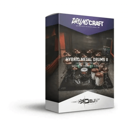 Develop Device Hybrid Metal Drums II: Superior Drummer 3 Presets