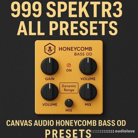 SPEKTR3 Presets for HoneycombBassOD (999 SPEKTR3 POWDER TX)