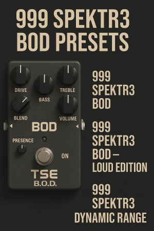 SPEKTR3 Presets for TSE Audio BOD Synth Presets
