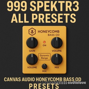 SPEKTR3 Presets for HoneycombBassOD (999 SPEKTR3 POWDER TX)