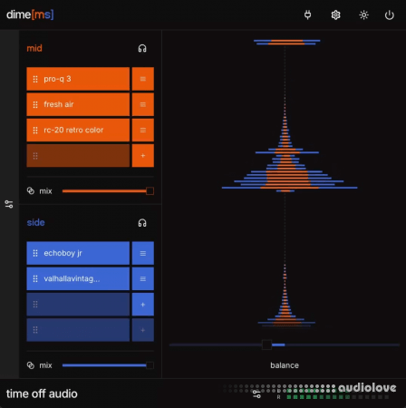 time off audio dime ms v1.2.1 WiN
