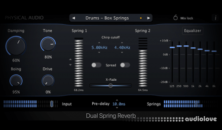 Physical Audio Dual Spring Reverb v3.1.10 MacOSX