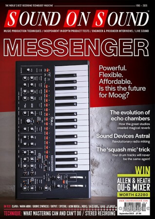 Sound On Sound UK/USA September 2025