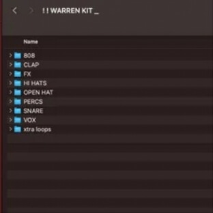 Warren Hunter Drumkit