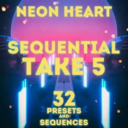 LFO Store SR Sequential Take 5 Neon Heart 32 Presets and Sequences