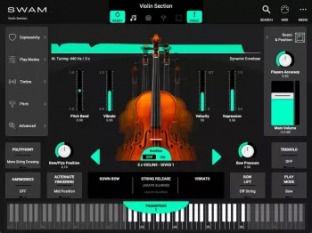 Audio Modeling SWAM String Sections