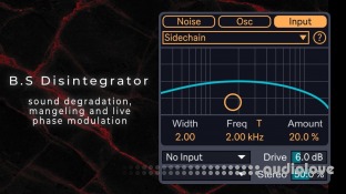 B.S Audio Tools B.S Disintegrator Sound Degradation And Live Phase Modulation Device