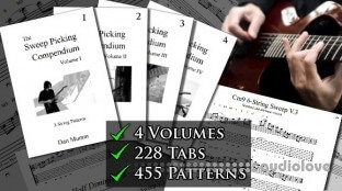 Dan Mumm's Sweep Picking Compendium Complete all 4 Volumes 4