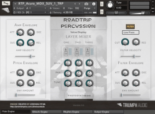 Triumph Audio Roadtrip Percussion