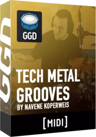 GetGood Drums GGD Tech Metal by Navene Koperweis Midi Pack