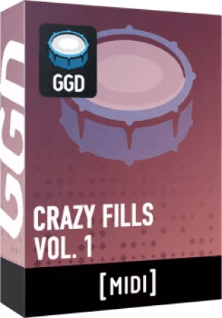 GetGood Drums GGD Crazy Fills Vol.1 Midi Pack