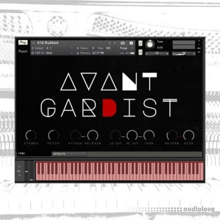 Pssst Instruments Avant-Gardist: Tonally Prepared Cinematic Piano