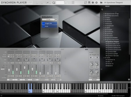 Vienna Symphonic Library Studio Special Edition Vol.2 for Synchron Player
