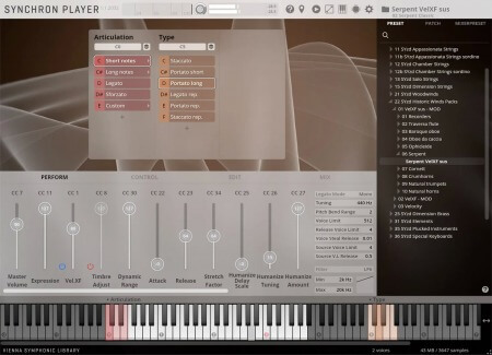 Vienna Symphonic Library Studio Serpent