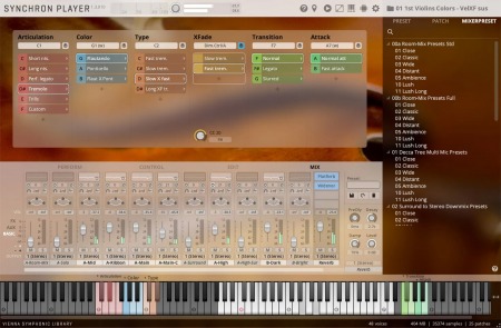 Vienna Symphonic Library Synchron Duality Strings Colors Full for Synchron Player