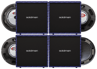 Audio Assault Seacow Cabs SOLDMAN 412ST US Amp Locker Cabs