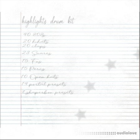 Icecove Highlights Drum Kit