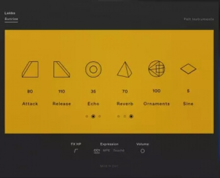 Felt Instruments Lekko
