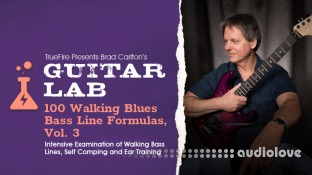 Truefire Brad Carlton's Guitar Lab 100 Walking Blues Bass Line Formulas Vol.3