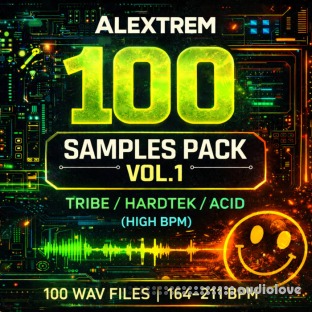 Alextrem 100 Samples Pack Vol.1 (Tribe / Hardtek / Acid)