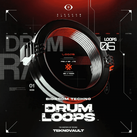 Teknovault Bigroom Techno Drum Loops Vol.1