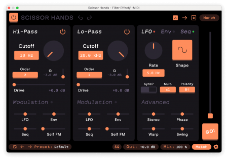 Sketch Audio Scissor Hands