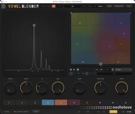 UB DSP Vowel Blender