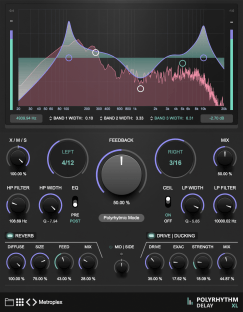 2B Played Music PolyRhythm Delay XL