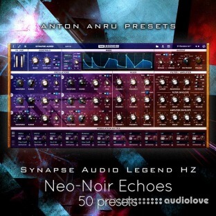 Anton Anru Synapse Audio Legend HZ - Neo-Noir Echoes (50 Presets by Anton Anru)