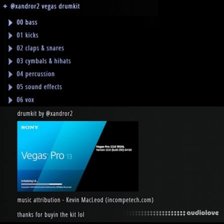 Xandror2 Vegas Drumkit