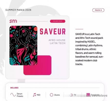Sounds Mania Saveur Afro House Latin Tech