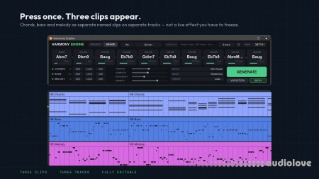 NA7AN Harmony Engine v1.2 Chord, Bass and Melody Generator for Ableton Live 12