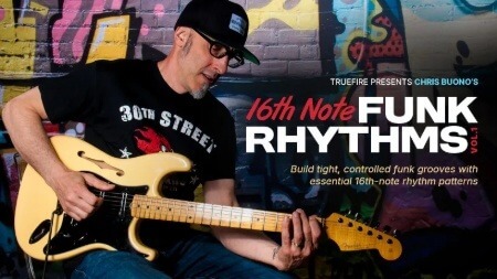 Truefire 16th-Note Funk Rhythms Vol.1